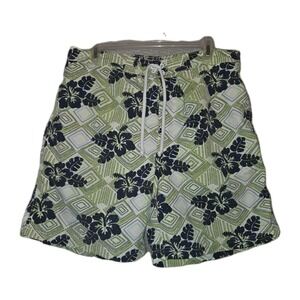 TAILORBYRD Men's Medium Swim Trunks Board Shorts Mesh Lined Beach Surf Hawaiian